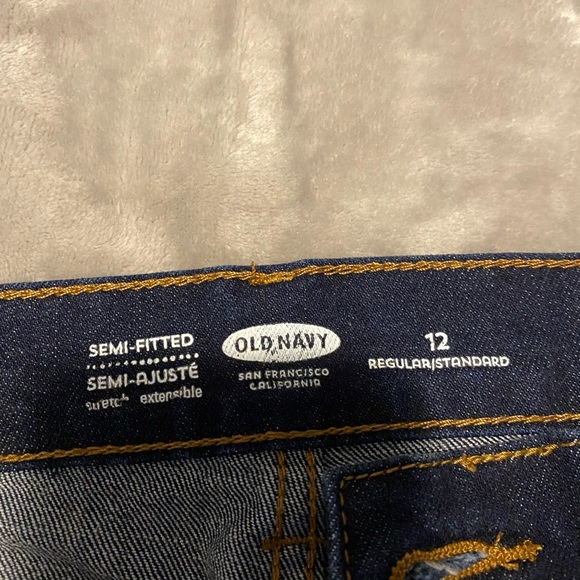 Dark blue jean shorts - Old Navy - size 12 - Picture 3 of 3